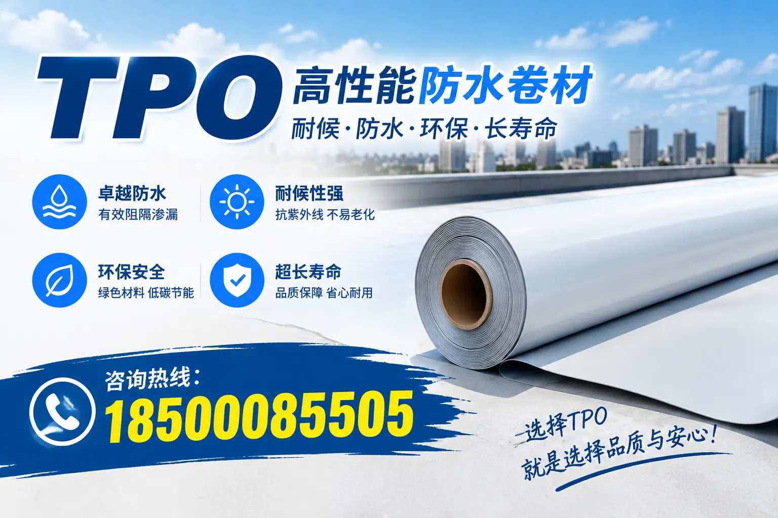 TPO与其它材料对比，自贡用户该如何选择？